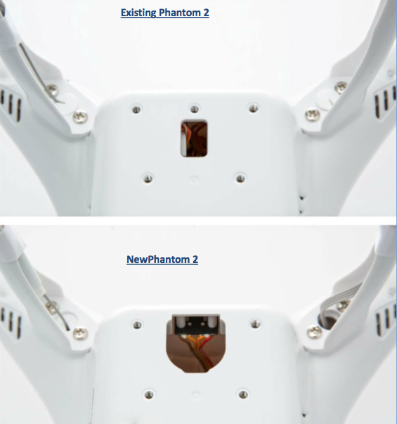 Phantom 2 Mounting bracket for H3-3D Gimbal - Quadcopters.co.uk