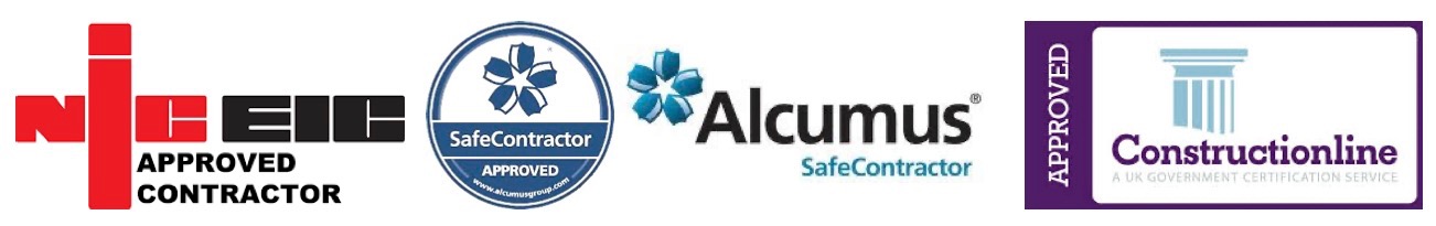 NICEIC Approved Contractor, SafeContractor, Alcumus, Constructionline