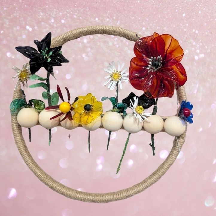 rustic hoop resin dip image