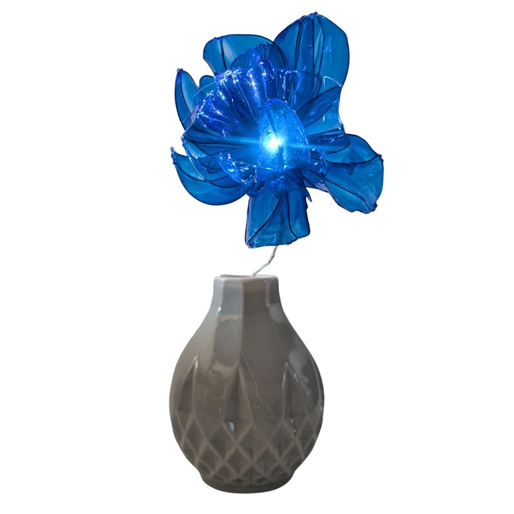 flower light resin dip