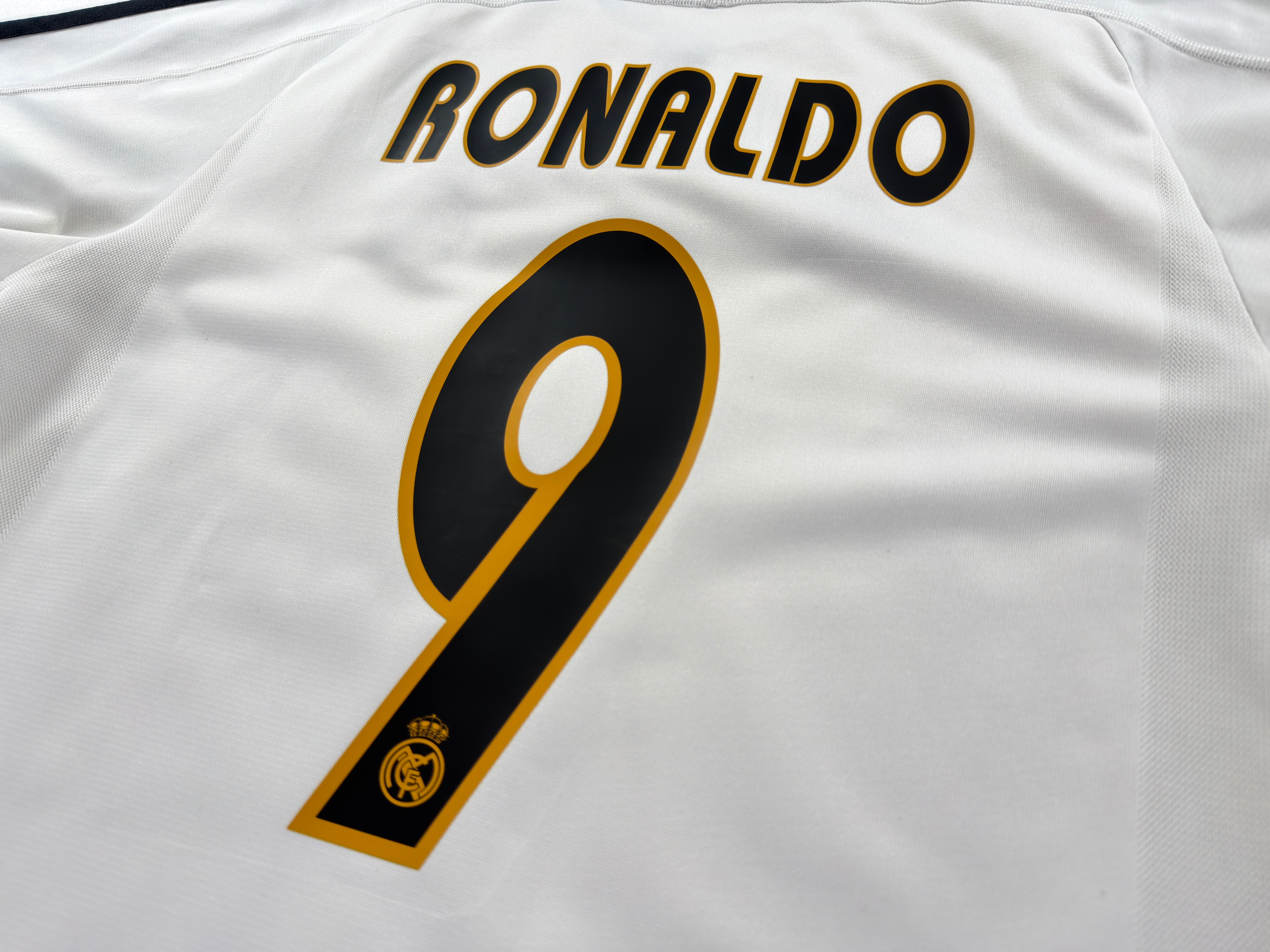 Vintage Ronaldo Real Madrid football shirt