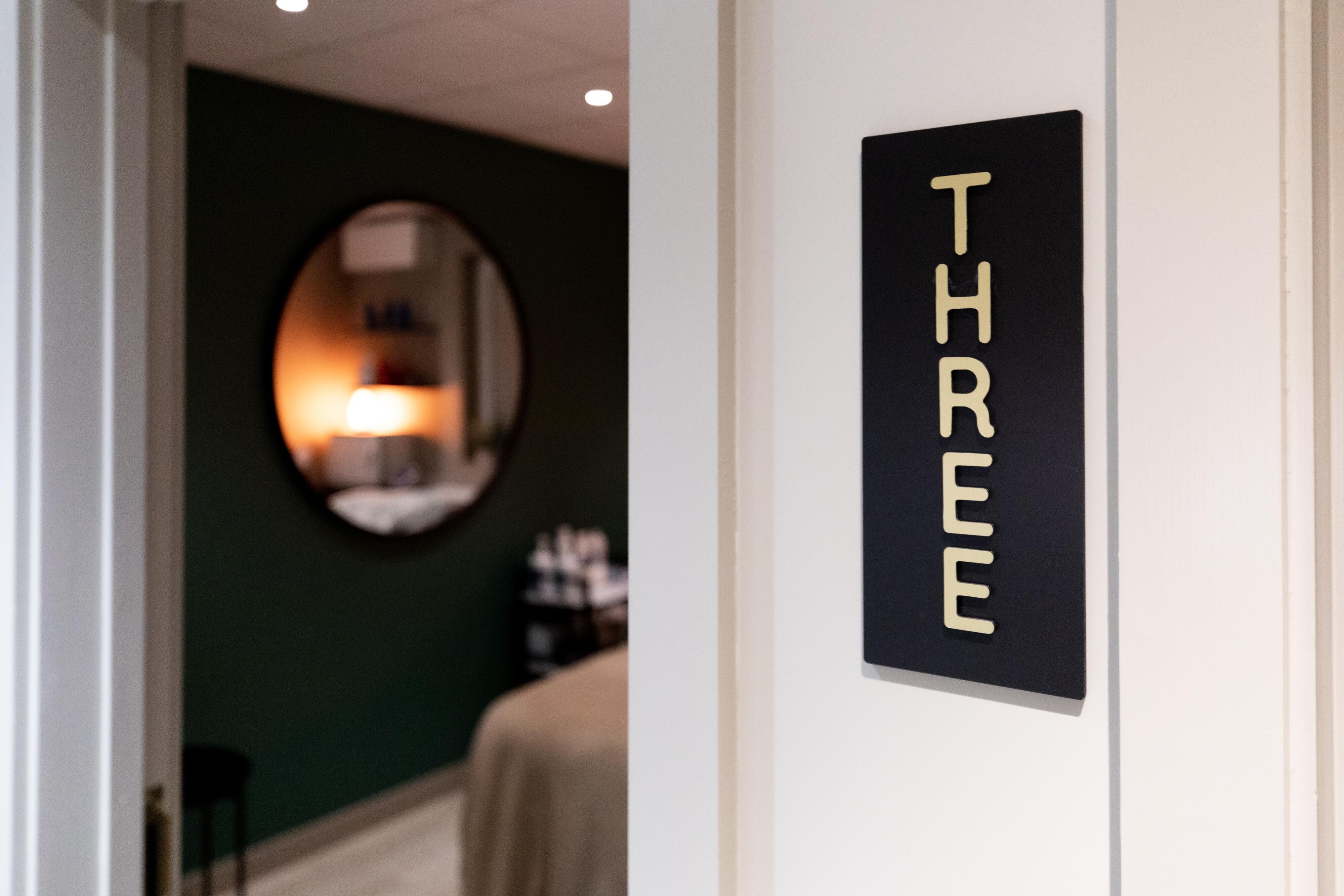 Elemis facial treatment room